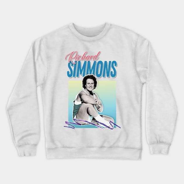 Richard Simmons 90s Style Aesthetic Design Crewneck Sweatshirt by DankFutura